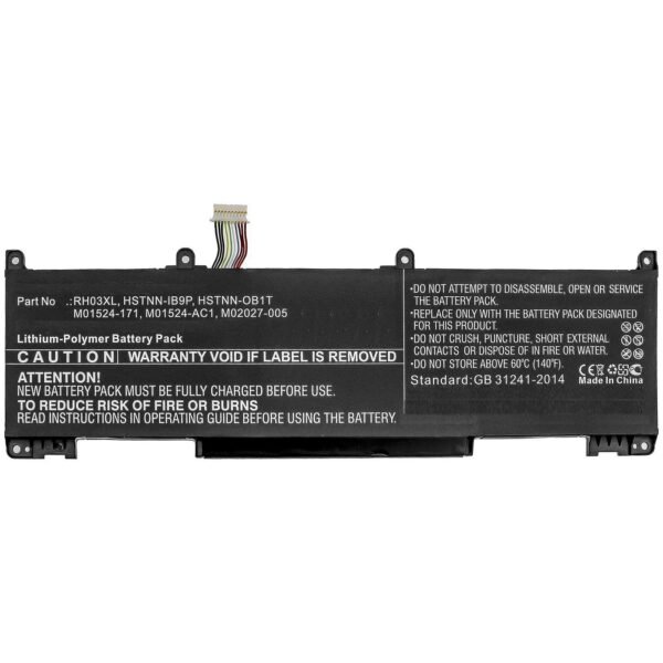 Laptop Battery for HP 40.47Wh  11.4V 3550mAh 40Wh Li-Polymer  11.4V 3550mAh for HP ProBook 450 G8,ProBook 650 G8