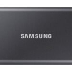 Portable SSD T7 1000 GB Grey Samsung Portable SSD T7, 1000  GB, USB Type-C, 3.2 Gen 2 (3.1 Gen 2), 1050 MB/s, Password protection, Grey