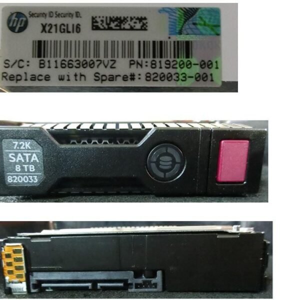 DRV HD 8TB 6G 7.2K 3.5 SATA MDL SC