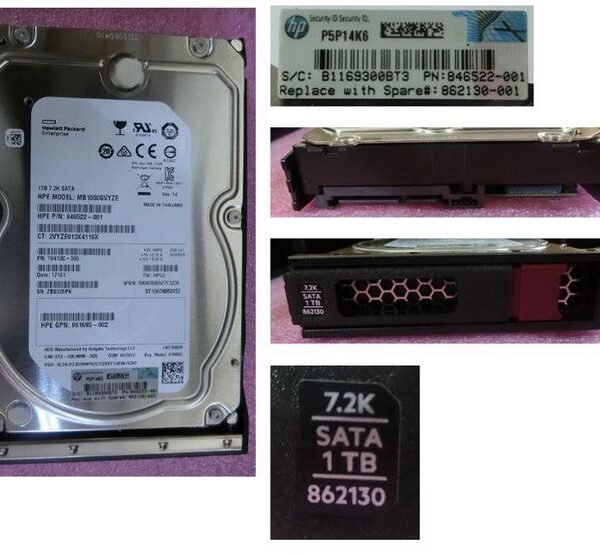 1TB SATA 6G 7.2K LFF LP