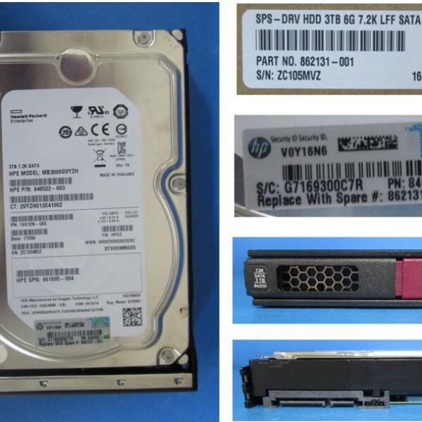 DRV HDD 3TB 6G 7.2K LFF SATA