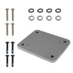 RAM 2.10" X 2.60" BACKING  PLATE W/ HARDWARE