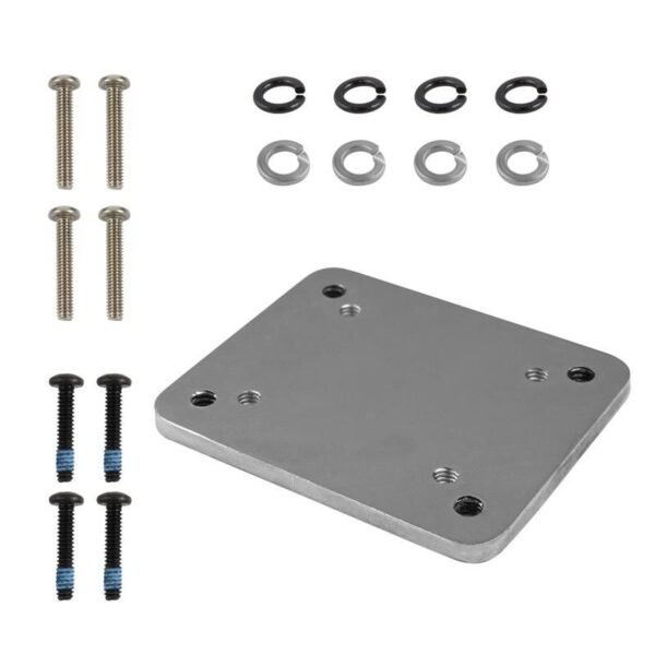 RAM 2.10" X 2.60" BACKING  PLATE W/ HARDWARE