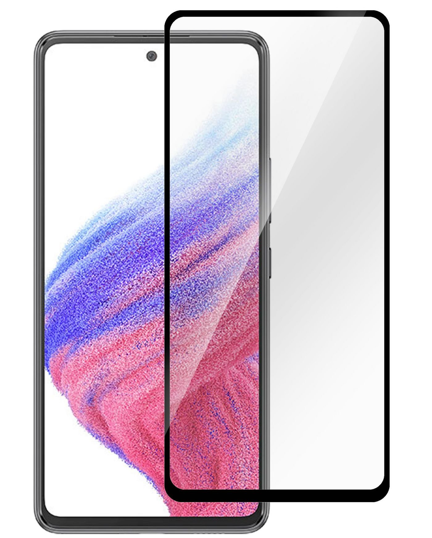 Img_28768614.jpg Samsung Galaxy A53 5G Screen Protector. Full Cover Tempered Glass. Titan Shield - Image 1