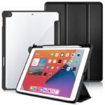 iPad 10.2 NEW YORK Mirror  Pencil Case. Black  front/Transparent back. Corner protection - Image 2
