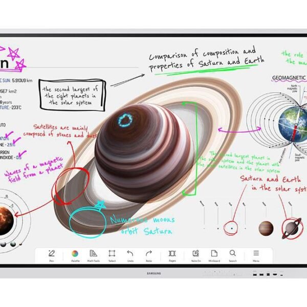 WM75B interactive whiteboard  190.5 cm (75") 3840 x 2160  pixels Touchscreen Grey USB / Bluetooth