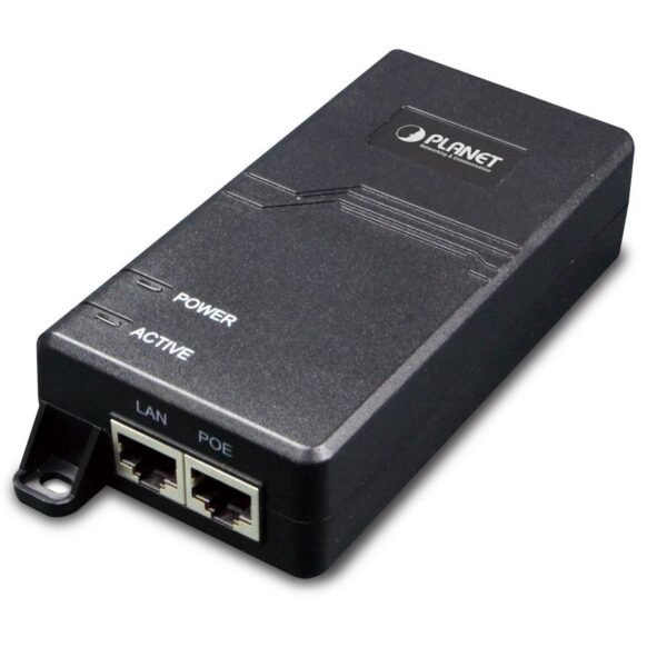 Single Port 10/100/1000Mbps Ultra POE Injector (60 Watts) - w/internal power