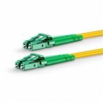 Singlemode G652D  LC/APC-LC/APC Duplex 1.8mm  Yellow 10m Fibre Patch Cable SINGELMODE DUPLEX OS2 LSZH Yellow