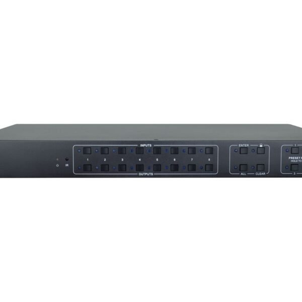 HDMI 2.0 8x8, Matrix switcher  w/GUI and RS232, TCP/IP  control .