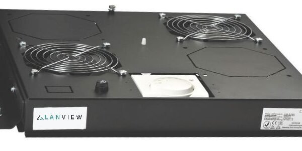 UK Fan tray with 2 fans for  600x600 19" floor rack  cabinets