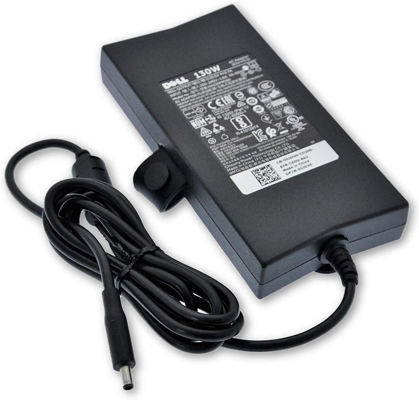 Img_29190578.jpg AC Adapter, 130W, 19.5V, 3 Pin, 4.5mm, C6 Power Cord, Version 2 (Not incl.) M1MYR, Notebook, Indoor, 130 W, 19.5 V, DELL, 7459 POPPY - Image 1