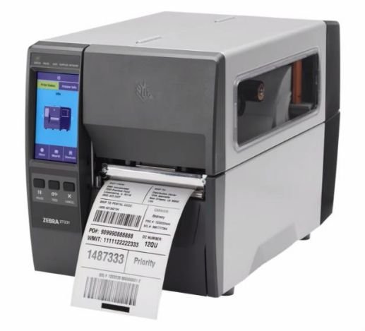 Img_29191059.jpg TT Printer ZT231 4",203dpi, Thermal Transfer,Tear,EU/UK Cords, USB, Serial, Ethernet, BTLE, USB Host - Image 1