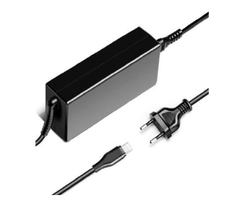 Img_29218313.jpg USB-C Power Adapter USB-C Power Adapter 65W 5-20V/3-3.5A PD3.0 CE FCC ROHS - Including EU Power Cord (C7/C8) Dim:106*46*29mm - Image 1