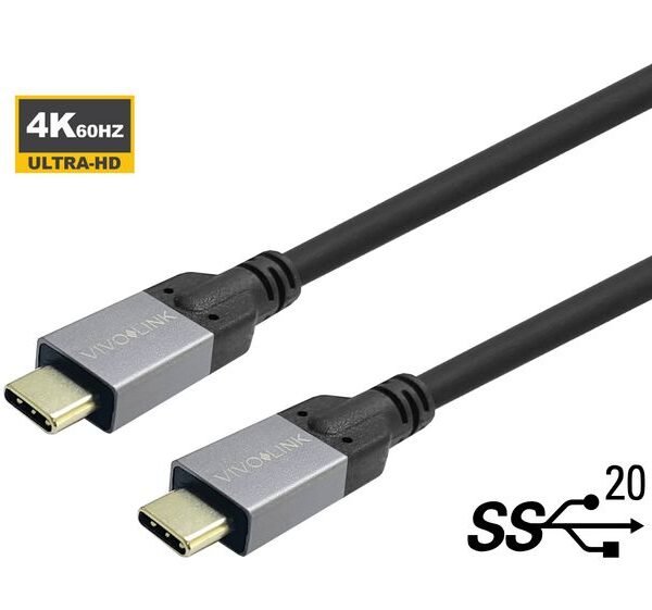 USB-C to USB-C Cable 8m  Supports 10 Gbps data .