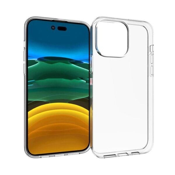 LONDON iPhone 14 Pro Max  Clear Cover. Material: 100%  TPU