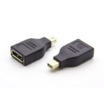 Mini Displayport - DP M-F DP 1.2, Black, Adapter Display Res 3840x2160 30Hz