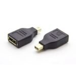 Mini Displayport - DP M-F DP 1.2, Black, Adapter Display Res 3840x2160 30Hz