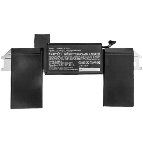 Laptop Battery for Apple  49.02Wh 11.4V 4300mAh Laptop  Battery for MacBook 49.02Wh Li-Polymer 11.4V 4300mAh for Apple MacBook Air