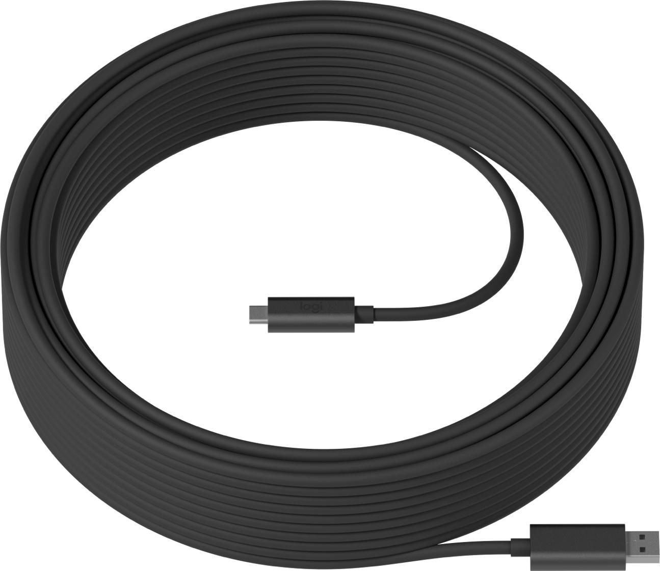 Img_29505807.jpg STRONG USB CABLE 10m USB TypeA(male) to USB-C(male) Plenum,(AOC), aramid-reinforced sheath - Image 1