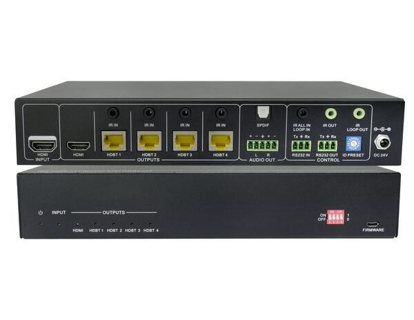HDBT 2.0 splitter 1x4 with  loop