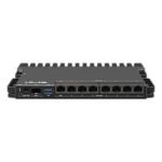 RouterBORD 5009UPr+S+IN with  Marvell Armada ARMv8 CPU  (4-cores, 1.4GHz per core), 1GB of DDR4 RAM, 1GB NAND storage RB5009UPr+S+IN