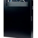 Assembled 19" Rack cabinet 3U  + 2U x D155 mm, weight  capacity max 40 Kg, Black