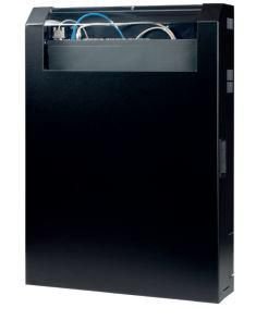 Img_29552123.jpg Assembled 19" Rack cabinet 3U + 2U x D155 mm, weight capacity max 40 Kg, Black - Image 1