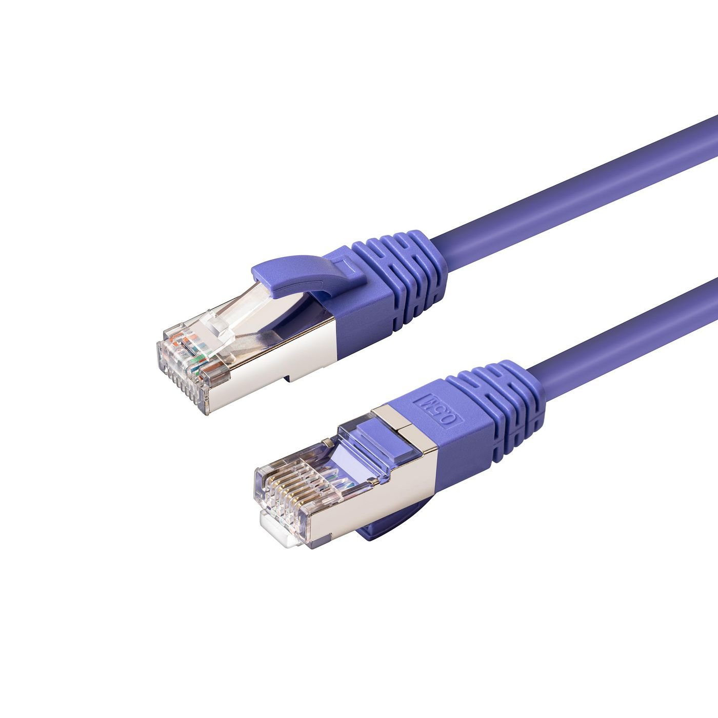 Img_29848829.jpg CAT6A S/FTP 0.25m Purple LSZH - Image 1
