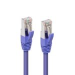 S/FTP CAT6 0.25m Purple LSZH PiMF (Pairs in metal foil)  4x2xAWG 27, CU - Image 2