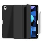 iPad Air 5/4 10.9 MIAMI  Pencil Case. Black PU leather  front with soft TPU back. Pencil slot for charging in cover