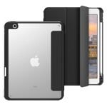 iPad 10.2 NEW YORK Mirror  Pencil Case. Black  front/Transparent back. Corner protection