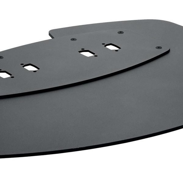 PFF 7030 FLOOR PLATE EXTRA LA RGE Black