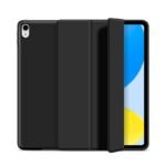 iPad iPad 11th/10th gen  DENVER Folio Case. Black PU  leather front with soft TPU back