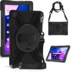 Lenovo TAB M10 Plus Gen 3  10.6 2022 (TB-125F/TB-128F)  AUSTIN Defender without built-in screen protector. Black