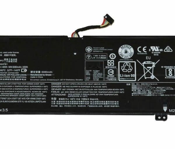 Laptop Battery for Lenovo  46.08Wh 7.68V 6000mAh 46.08Wh  Li-Polymer 7.68V 6000mAh for Lenovo YG 720-13IKB 80X6006PAU, YG 720-13IKB I5 8G