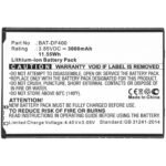 Battery 11.55Wh Li-ion 3.85V  3000mAh Black for Bluebird  Barcode Scanner 11.55Wh Li-ion 3.85V 3000mAh Black for  EF400