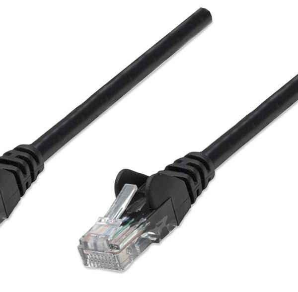 Network Cable, Cat5e, UTP Black RJ-45 Male / RJ-45 Male, 10 ft. (3.0 m), Black