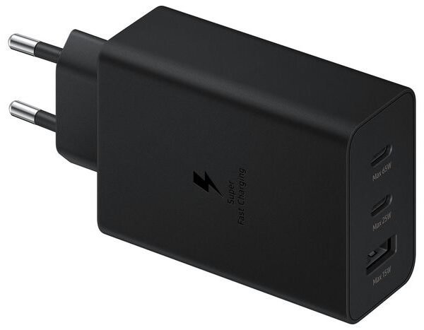 Common Black 65W Power  Adapter Trio