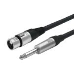 XLR F to Mono Jack 6.35mm,  Cable 10 meter