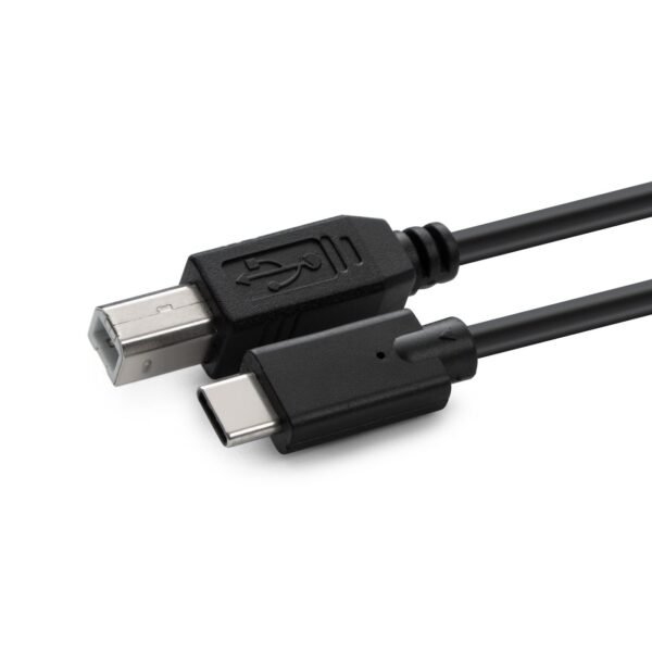 USB-C to USB2.0 B Cable, 1m flexible 1 m cable for  sufficient reach