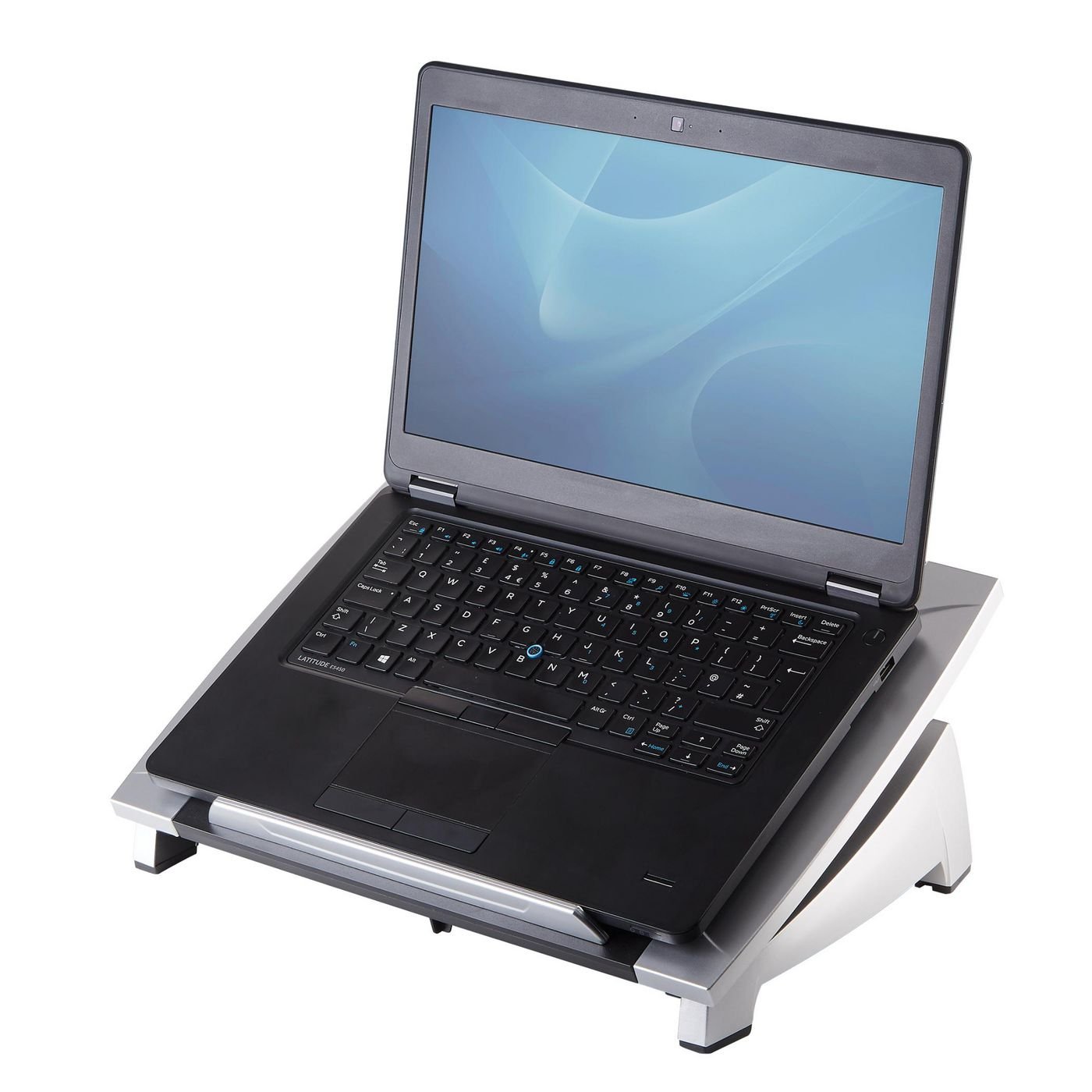 Img_30355580.jpg OFFICE SUITES LAPTOP RISER Office Suites Laptop Riser, Black, 43.2 cm (17"), 5 kg, 140 - 190 mm, 382 mm, 290 mm - Image 1