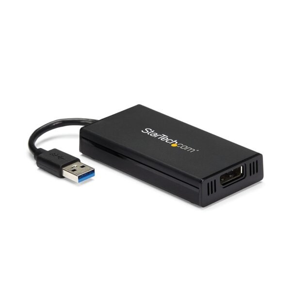 USB 3.0 TO DISPLAYPORT - 4K USB 3.0 to DisplayPort  Adapter - DisplayLink Certified - 4K 30Hz, 3.2 Gen 1 (3.1 Gen 1), USB Type-A,
