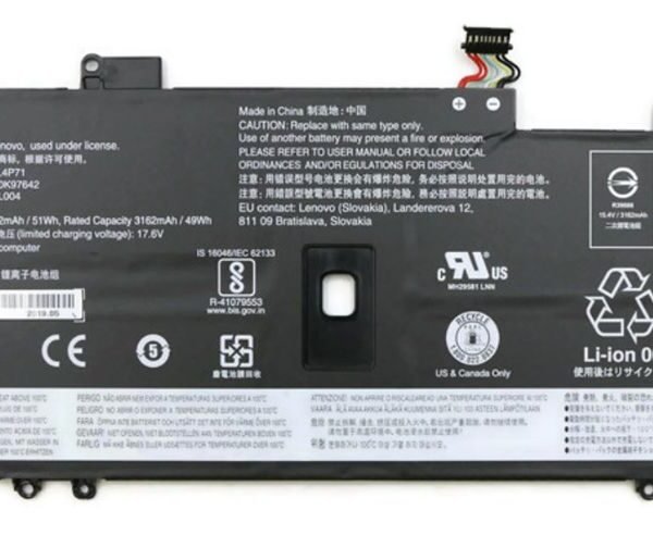 51Wh Internal Lithium-Ion  battery for Lenovo ThinkPad  X1