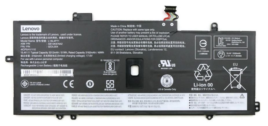 Img_30603019.jpg 51Wh Lithium-ion battery for Lenovo ThinkPad X1 02DL005, Battery, Lenovo - Image 1