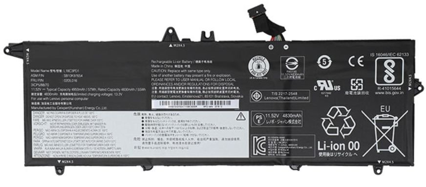 Img_30603196.jpg 57Wh 3-cell Li-ion battery for Lenovo ThinkPad - Image 1
