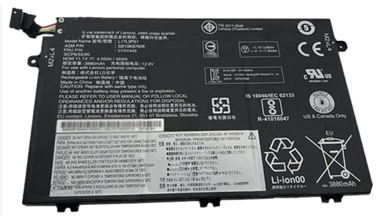 Img_30603362.jpg 45Wh Li-ion battery for Lenovo ThinkPad - Image 1