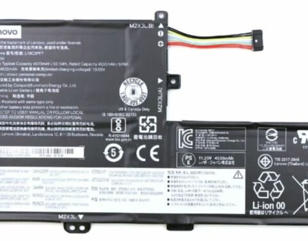 11.25V 52.5Wh 3-cell  lithium-polymer battery for  Lenovo laptops 5B10T09095, Battery, Lenovo
