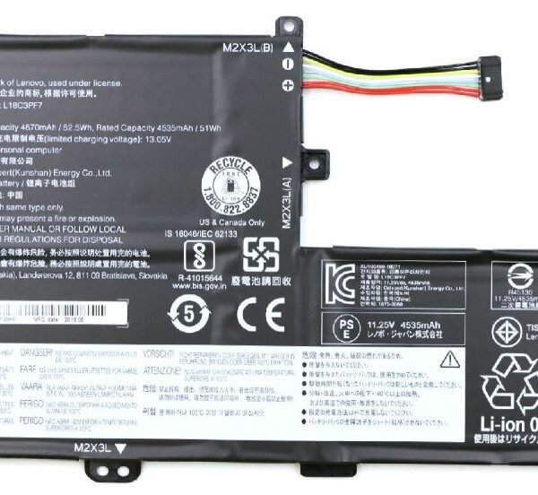 52.5Wh Li-Polymer battery for  Lenovo laptops 5B10T09097,  Battery, Lenovo