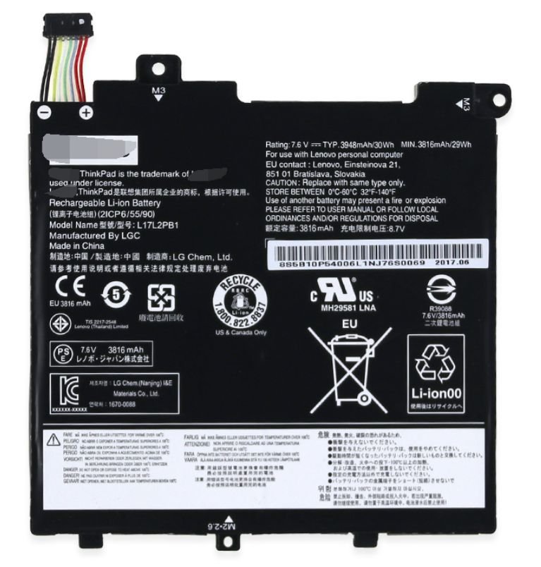 Img_30607983.jpg 30Wh 2-cell lithium-ion battery for Lenovo laptops 5B10P54001, Battery, Lenovo - Image 1