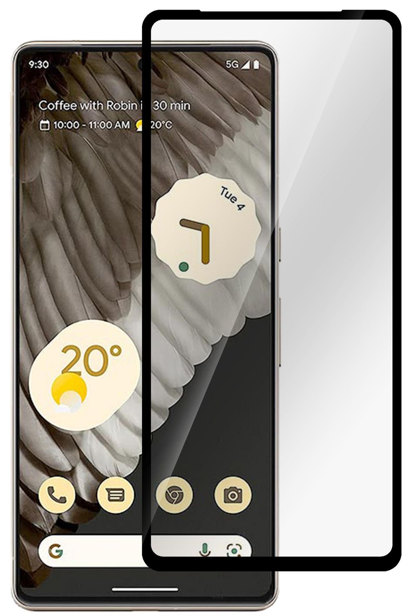 Img_30613007.jpg Google Pixel 9A Screen Protector. Full Cover Tempered Glass. Titan Shield - Image 1